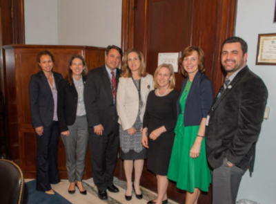 American Beverage Association. A group of people stand in a row for a photo.
