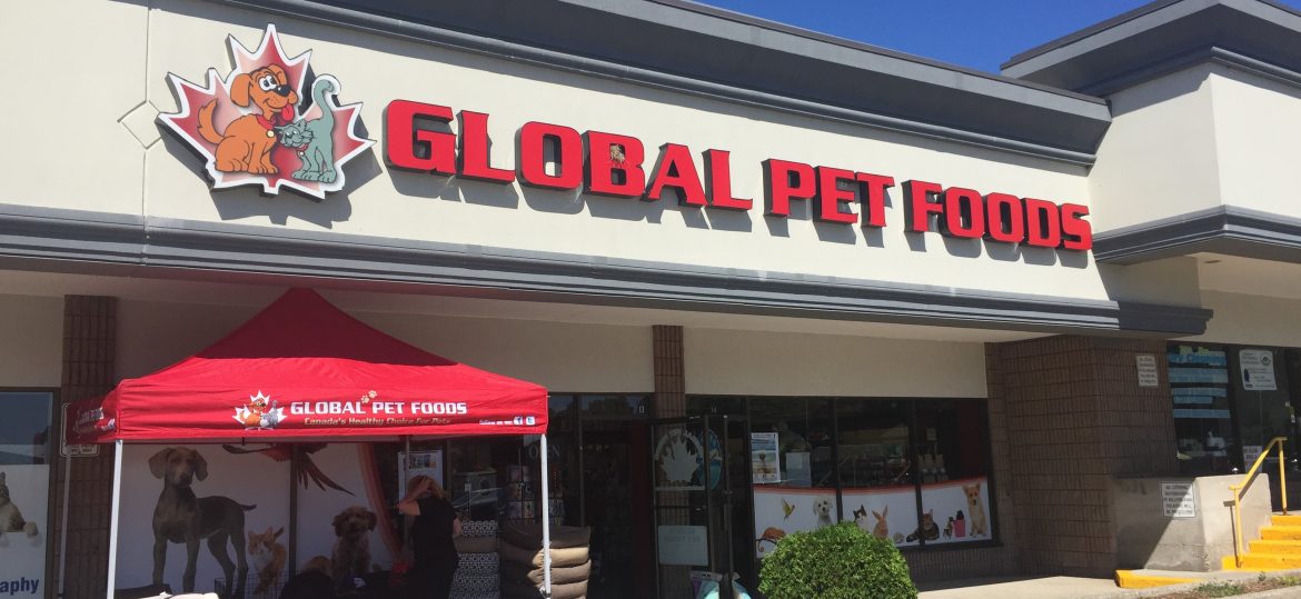Global Pet Food storefront.
