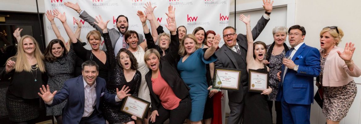 Keller Williams Realty Beverly group photo of their staff.