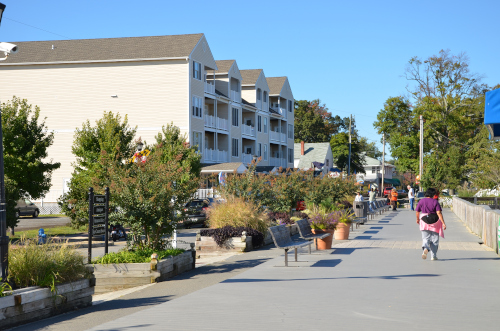 Calvert County Maryland North Beach Boardwalk.