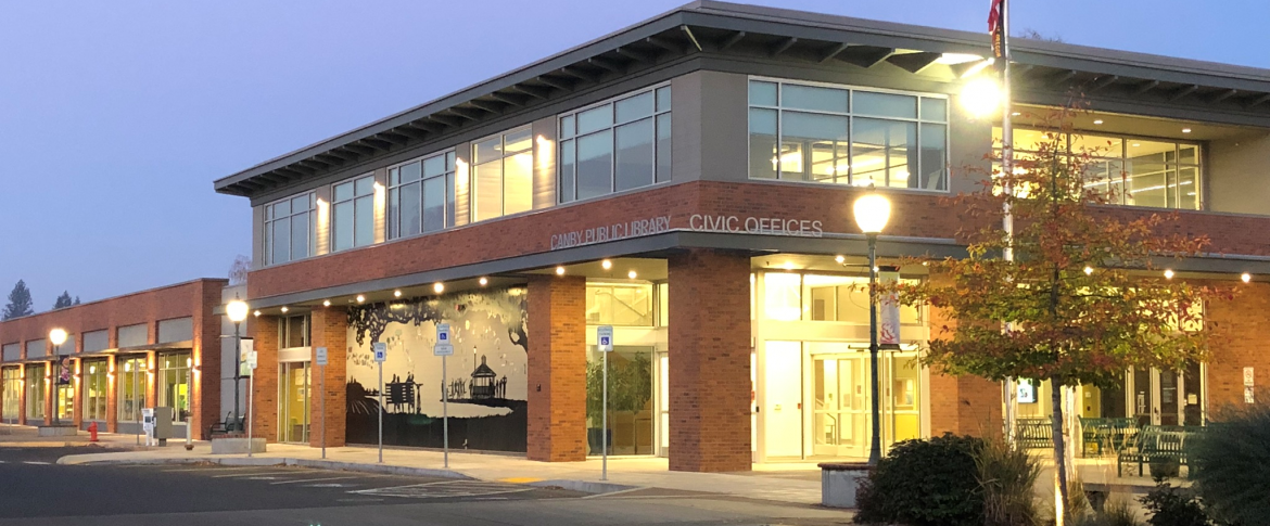 Canby, Oregon Library and Civic Center.