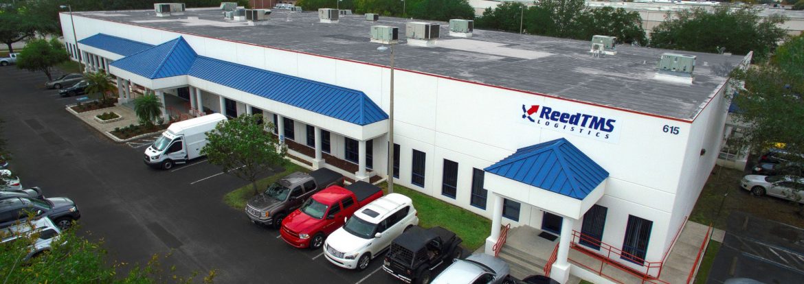 ReedTMS building aerial view.