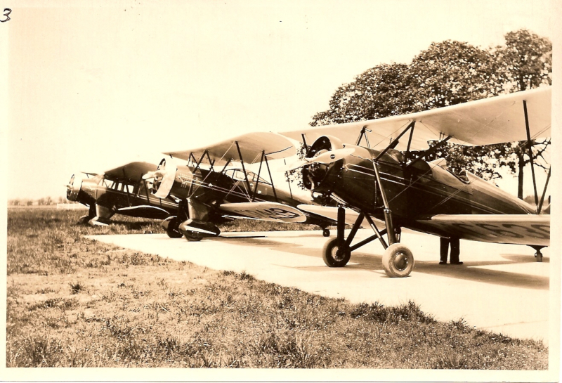 Salem Airport Locally Based Aircraft 1930s.