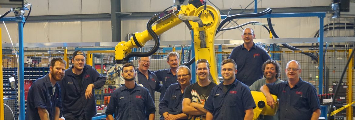 BOS Innovations Team of the Month group photo.