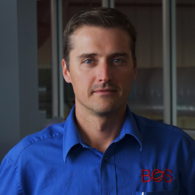 BOS Innovations President Ben Huigenbois.