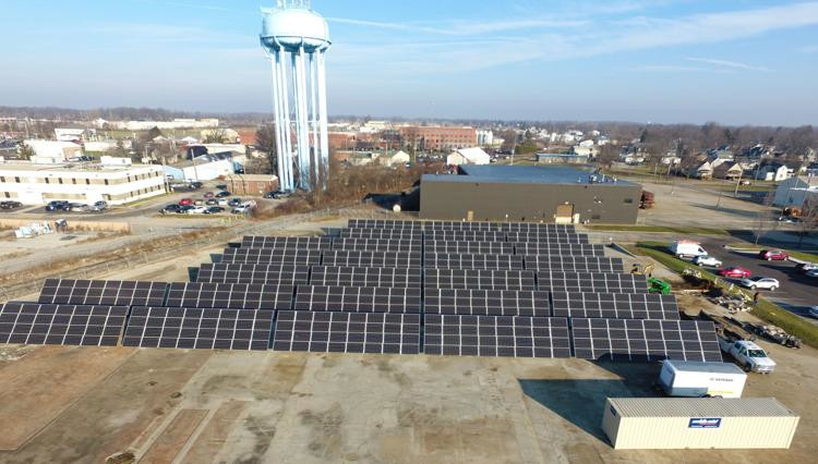 Auburn, Indiana Tempus Solar Field.