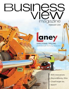 February 2019 Issue Cover Business View Magazine. Laney Directional Drilling.