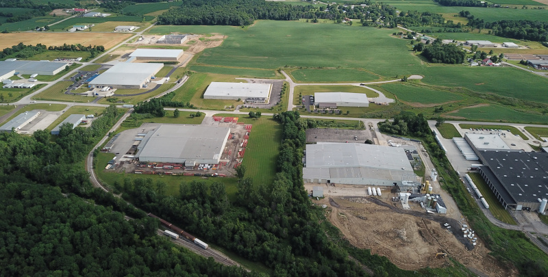 Grow Ashland | Ashland County, Ohio Business Park aerial view.