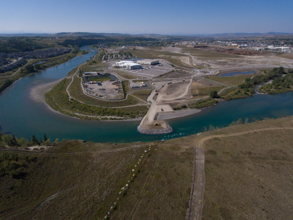 Bridge Construction Cochrane, Alberta.