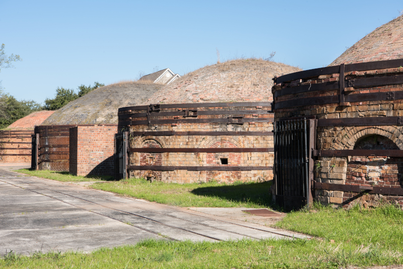 Cayce, South Carolina Historic Brick Kilns.