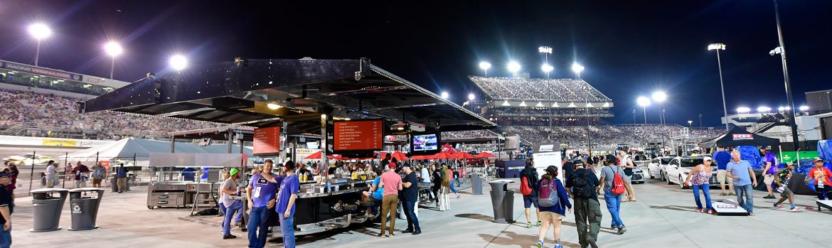 Richmond Raceyway Complex view from the middle during an event. Federated Auto Parts 400 race weekend.
