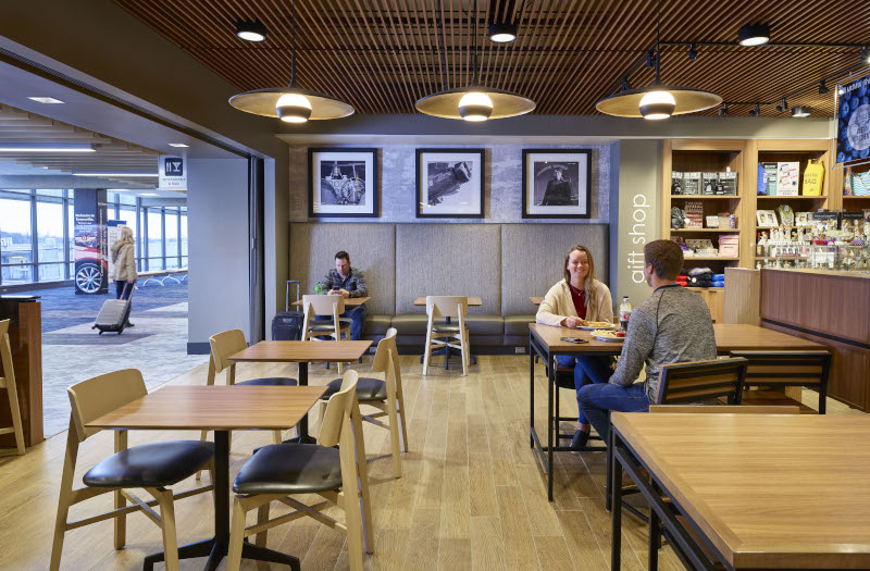 Evansville Regional Airport Restaurant and Gift Shop.