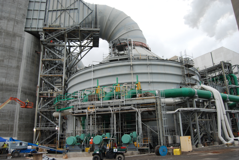 Augusta Fiberglass, worlds largest fiberglass vessel at 119 feet diameter.