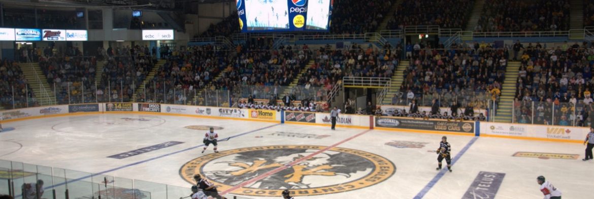 Centre 200 eagles hockey game.