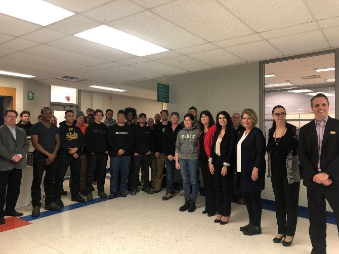 Organization of Canadian Nuclear Industries boilermaker pre-apprentices group