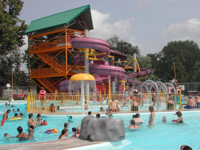 Portage la Prairie, Manitoba water park.