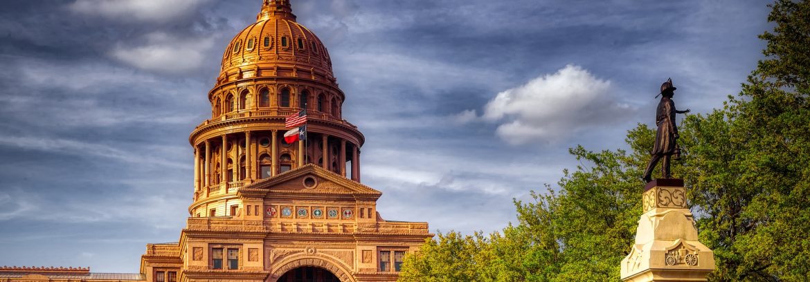 Texas Municipal League Austin Texas state capital building.