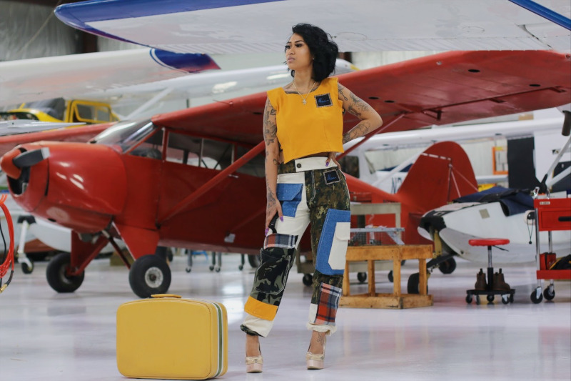 The Canandaigua Airport fashion shoot at the airport.
