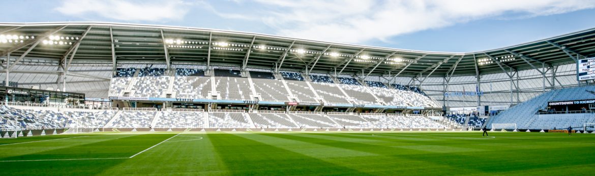 Allianz Field Stadium view of the stadium from the field.