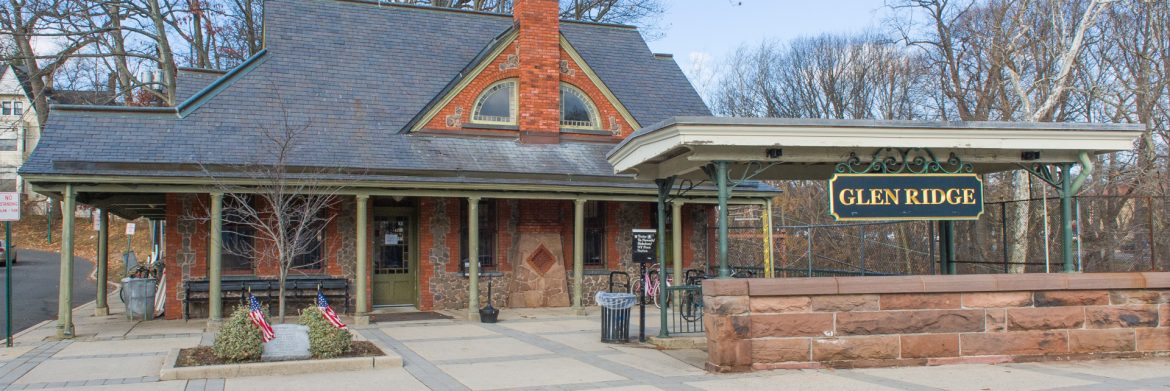 Glen Ridge Borough, New Jersey, NJ train stop.