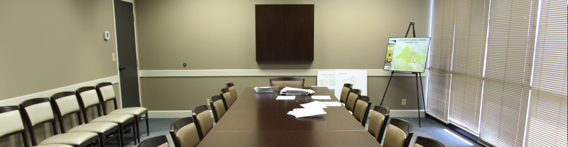 LaGrange Callaway Airport meeting room interior.