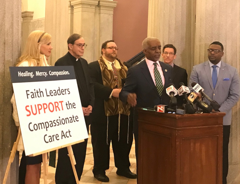 Marijuana Policy Project South Carolina Clergy Press Conference.