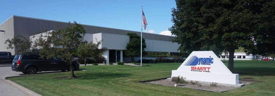 Dynamic International Inc. building and company sign our front.