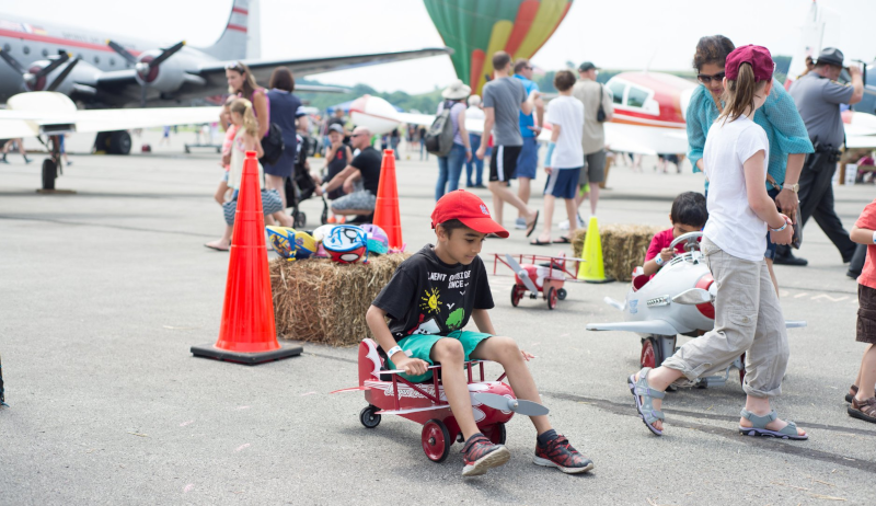Indiana County Jimmy Stewart Airport kids airshow.