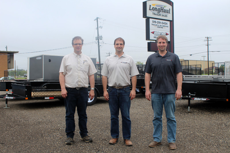 Weberlane Manufacturing Inc. photo of the three brothers who own the company.