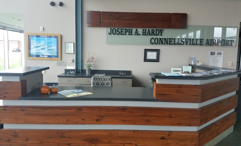 Joseph A. Hardy Connellsville Airport Counter.