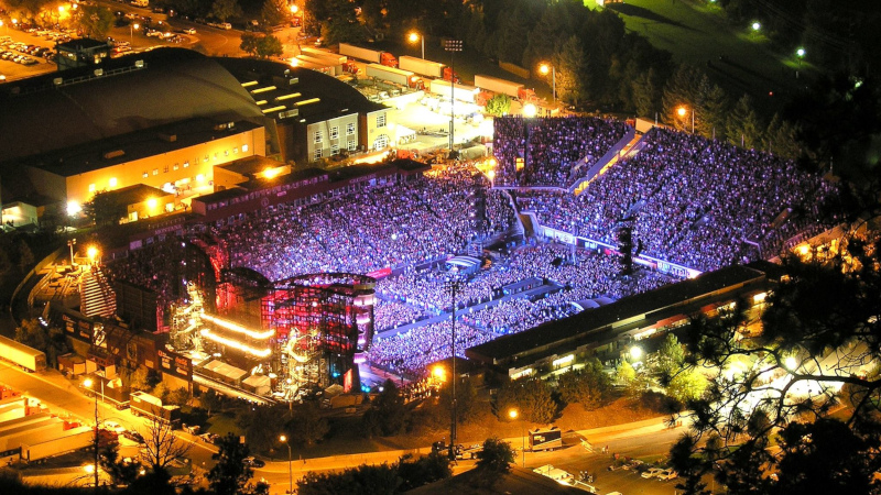The Washington-Grizzly Stadium Rolling Stones Concert