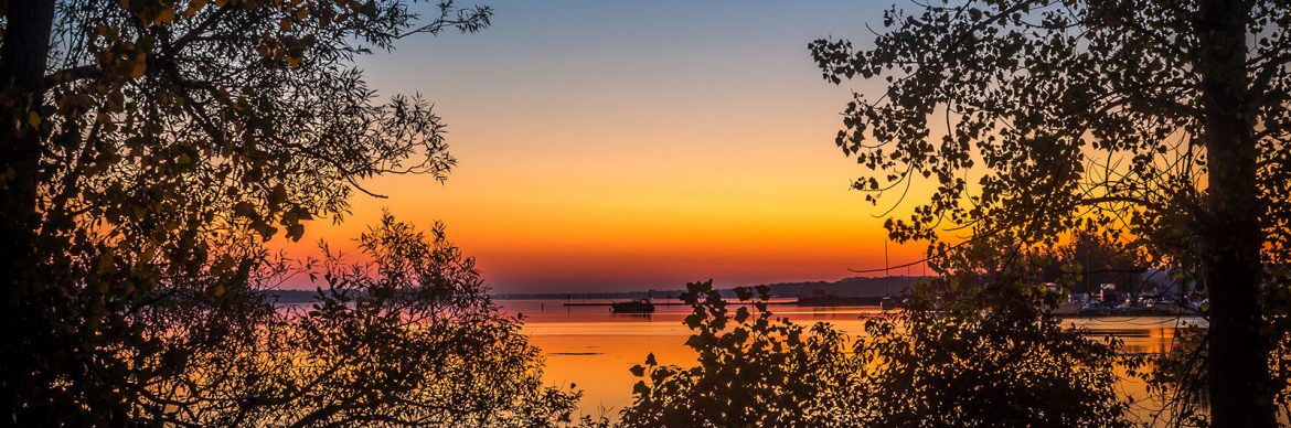 Quinte West, Ontario view of a sunset by Tim Morris.