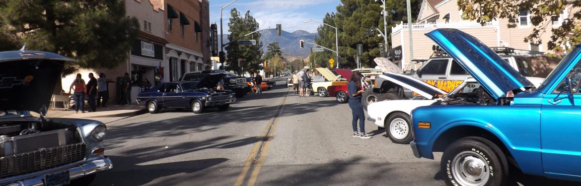 Banning, California Car Show on the street.