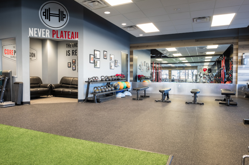 Core Progression Old Town gym inside.