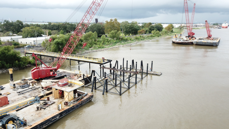 BW Terminals Harvey new dock construction.