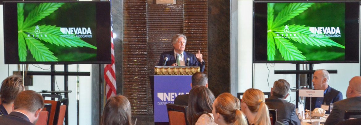 Nevada Dispensary Association ; Nevada State Senator Tick Segerblom Speaking at Nevada Dispensary Association Press Conference