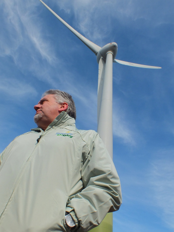 Digby, Nova Scotia Renewable Energy and Climate Change Coordinator, Terry Thibodeau