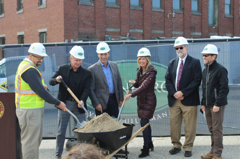 Biddeford, Maine ground breaking.
