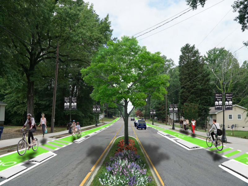 Sanford, North Carolina rendering of charlotte avenue