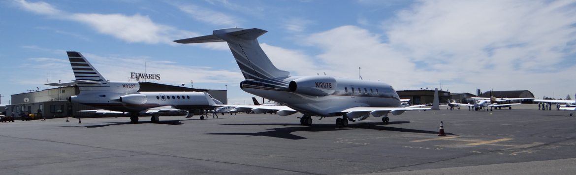 Billings Logan International Airport FBO Ramp.
