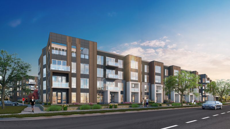 Champlin, Michigan Greco Apartment Rendering