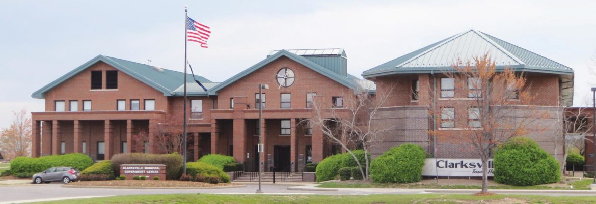 Clarksville, Indiana town hall.