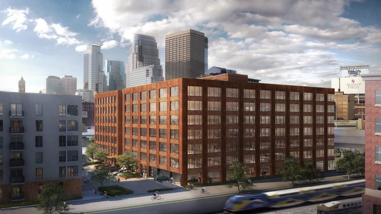 Maxxon Corporation building rendering.