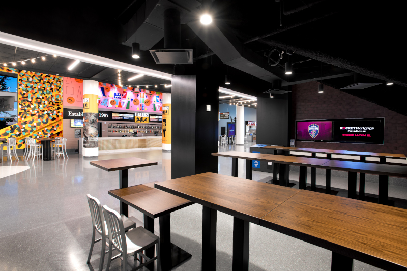 Rocket Mortgage FieldHouse West Neighborhood View