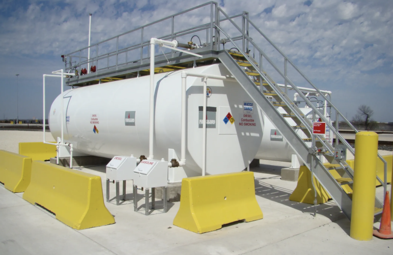 Watco Tanks Inc. installed tank.