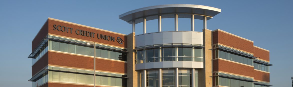 Scott Credit Union home office exterior.
