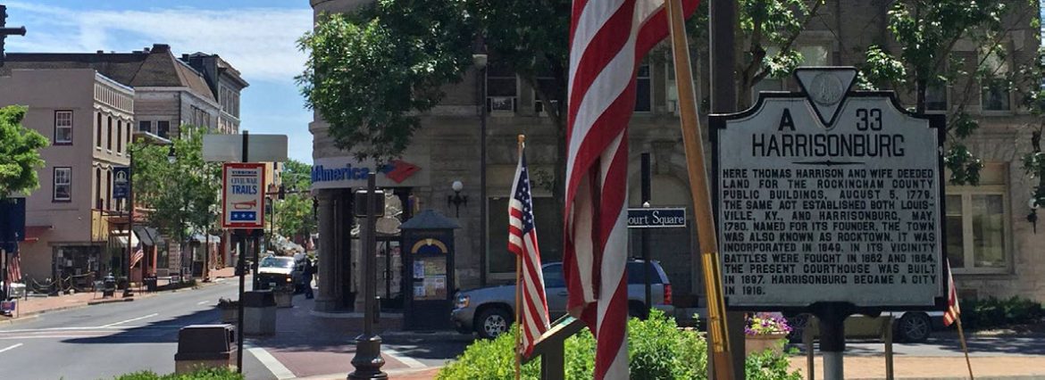 Harrisonburg, Virginia downtown
