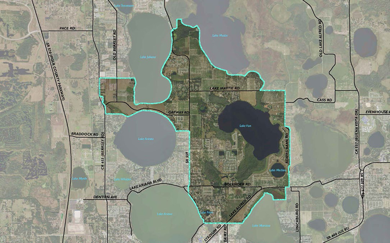 Lakes District Planning Map