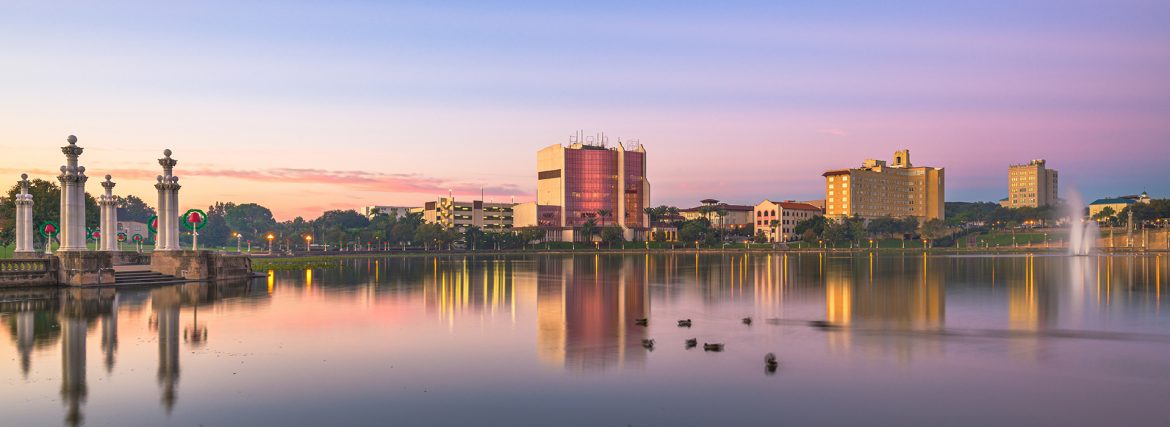 Lakeland, Florida, USA Skyline