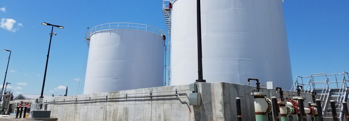 Fisher Tank Company finished tanks example of work.